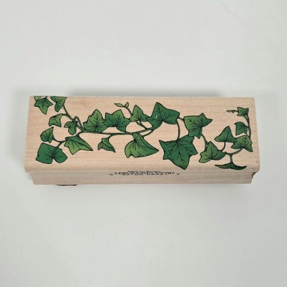 Lot of 9 Rubber Stamps Wood Mounted Mixed Themes Arts And‎ Crafts - Picture 3 of 16